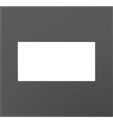 Adorne Magnesium Two-Gang Screwless Wall Plate