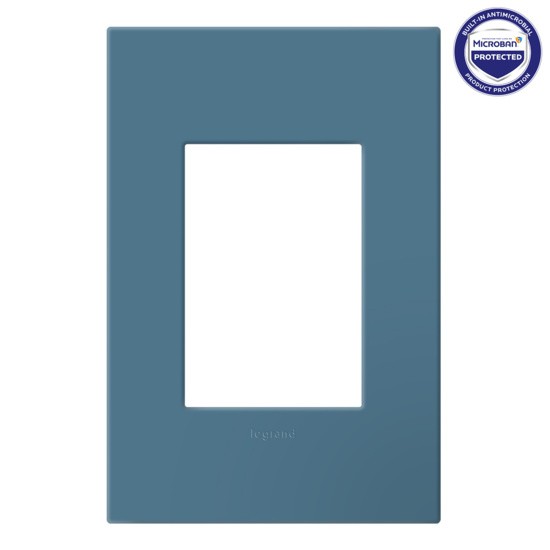 One-Gang Screwless Wall Plate with Microban