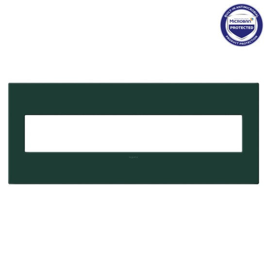 Six-Gang Screwless Wall Plate with Microban