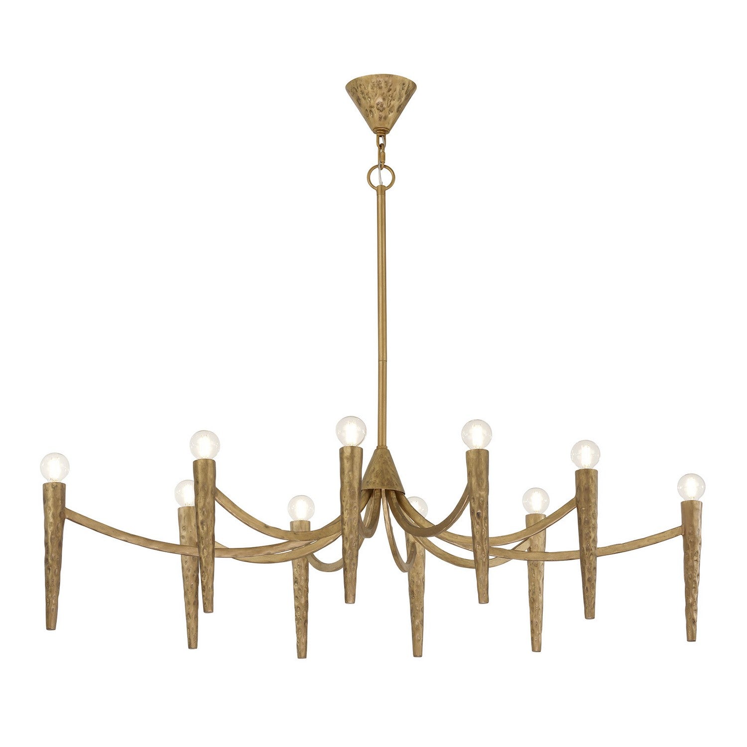 Lustre linéaire Belleza Ten Light en Spumante