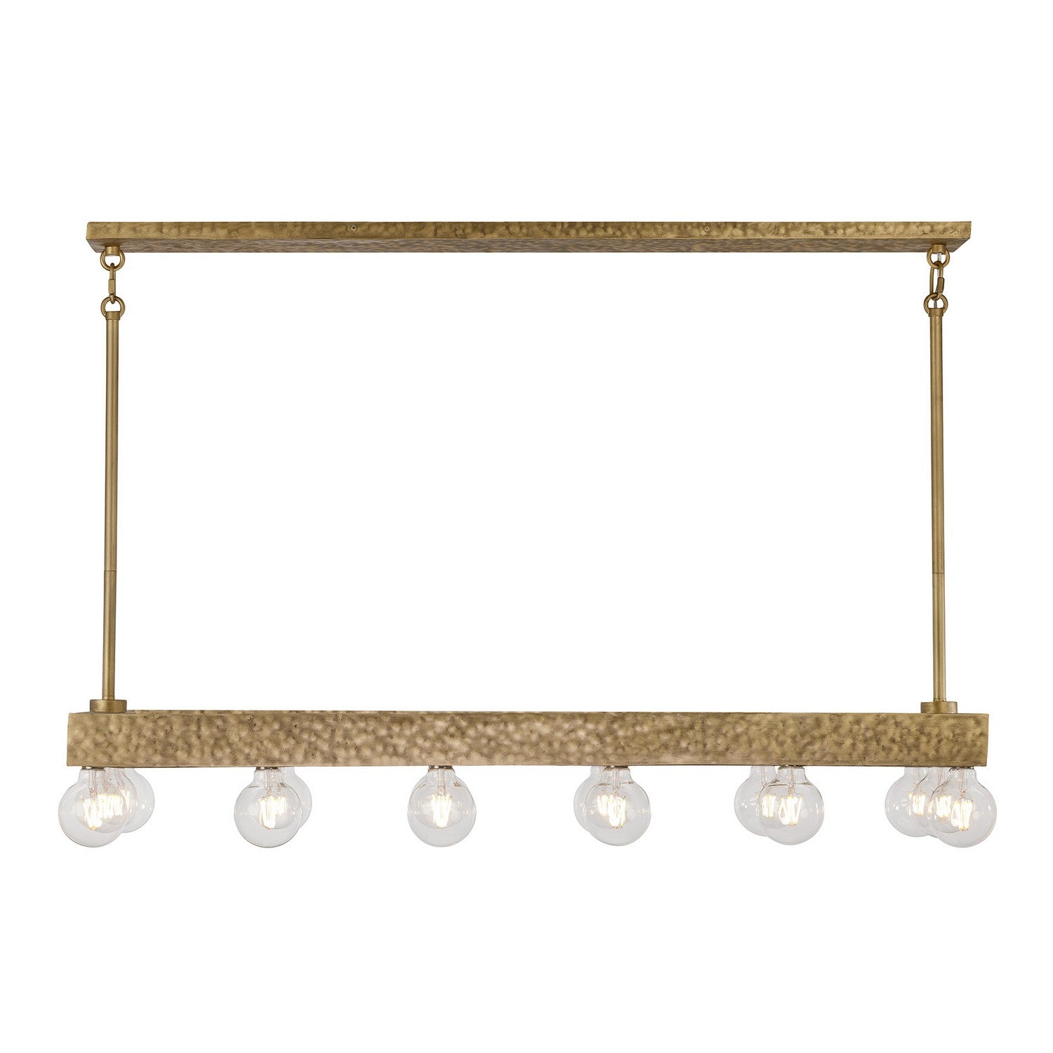 Lustre linéaire Etereo 14 lumières Spumante