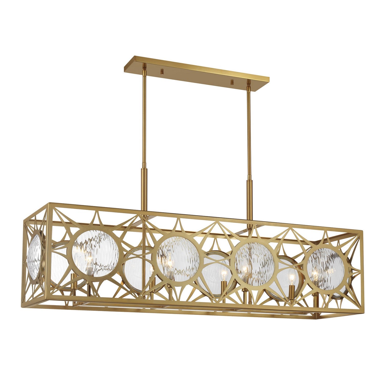 Balfour Eight Light Linear Chandelier