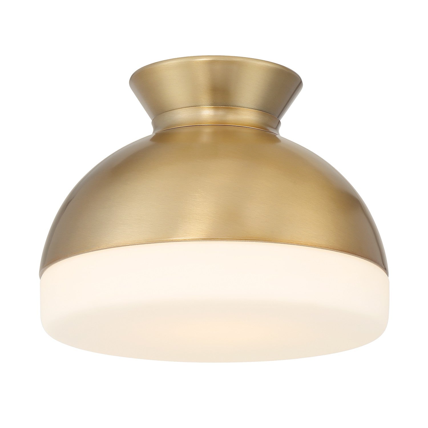 Gidget One Light Flush Mount in Vibrant Gold