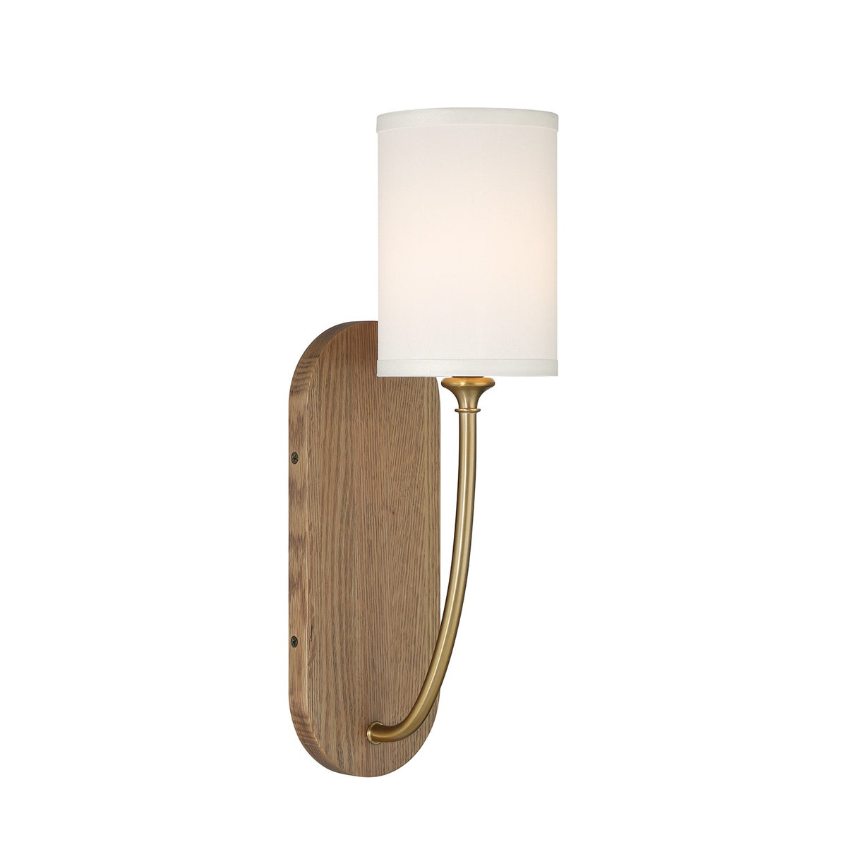 Preston One Light Wall Sconce in Vibrant Gold