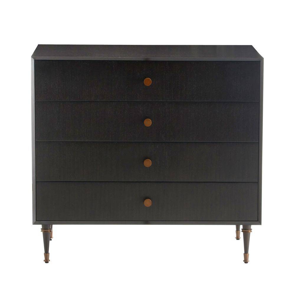 Melbourne Chest in Ebony Walnut Veneer