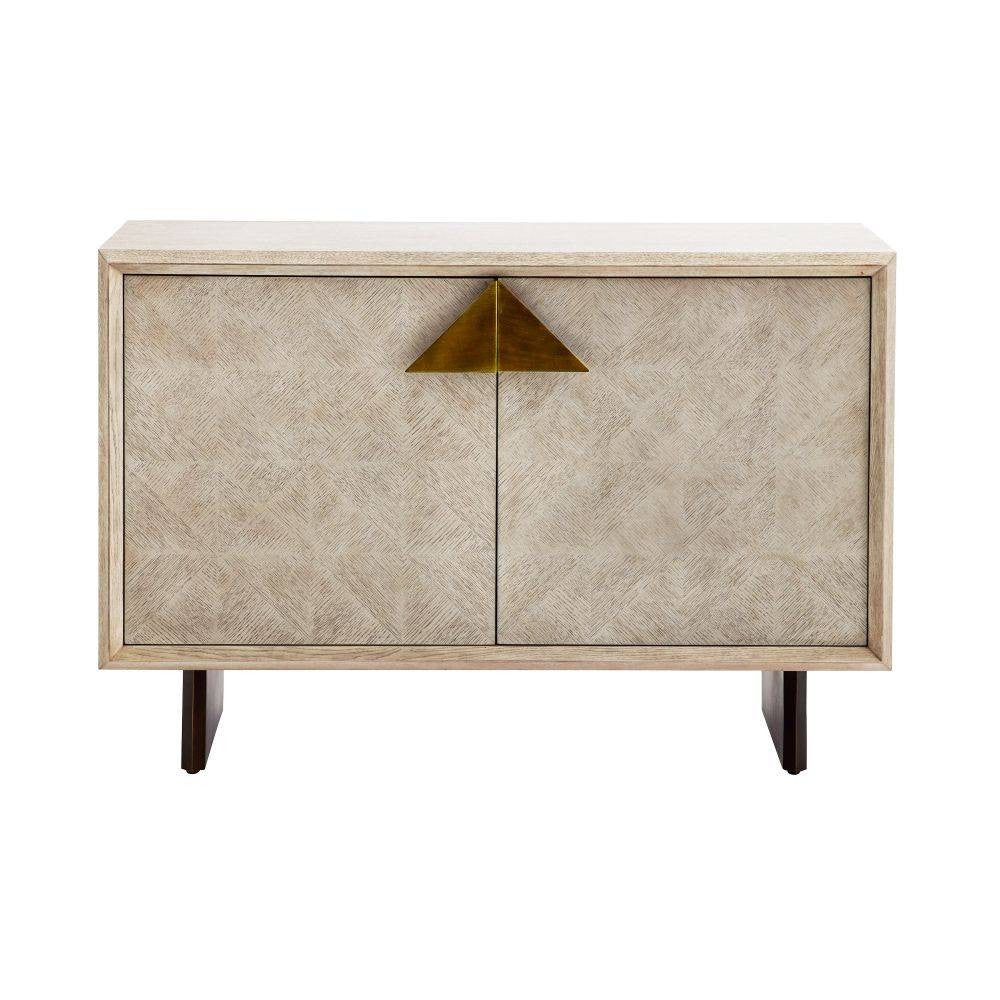 Naomi Cabinet in Ivory Smoke Oak