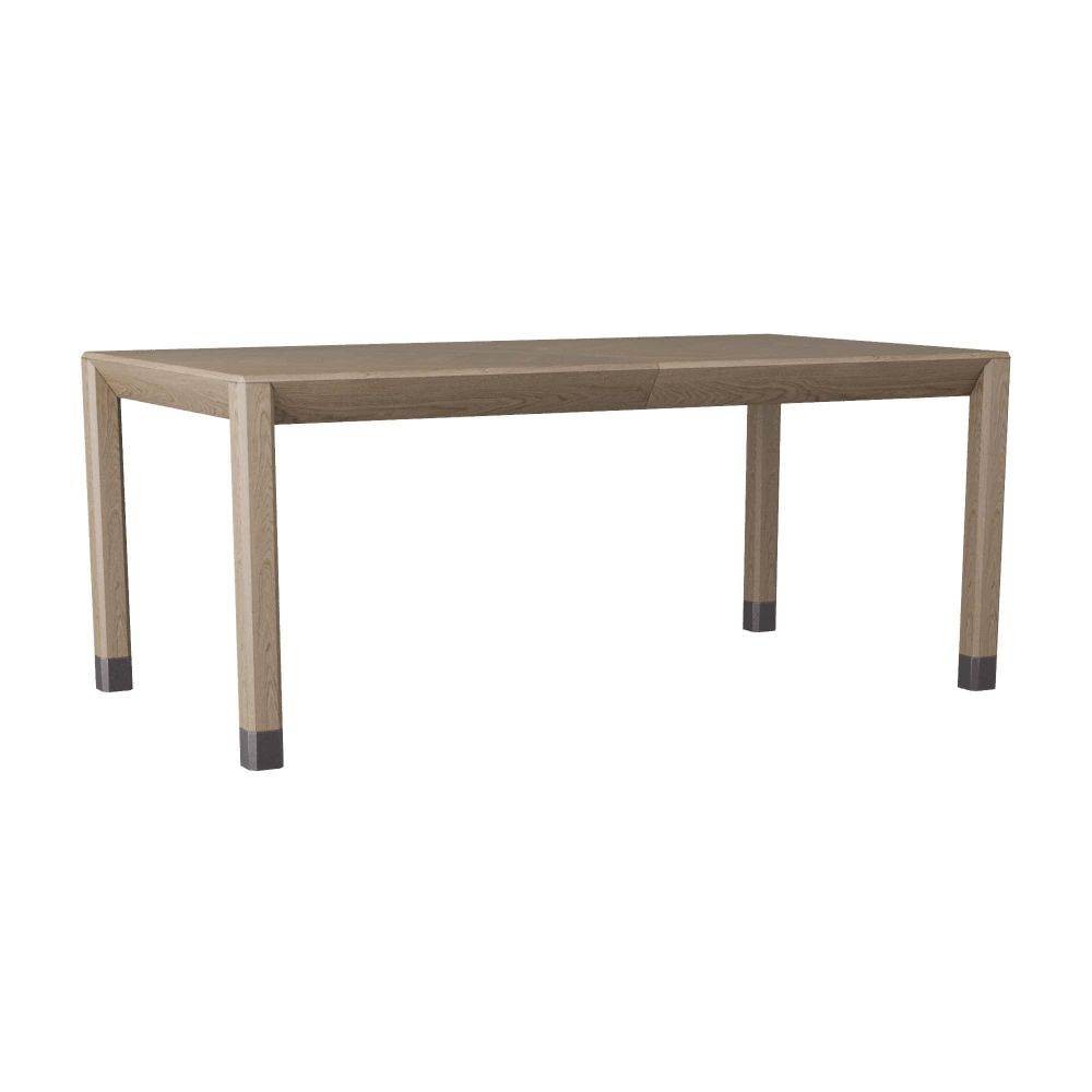 Springer Dining Table in Tortoise Oak Veneer/Bronze