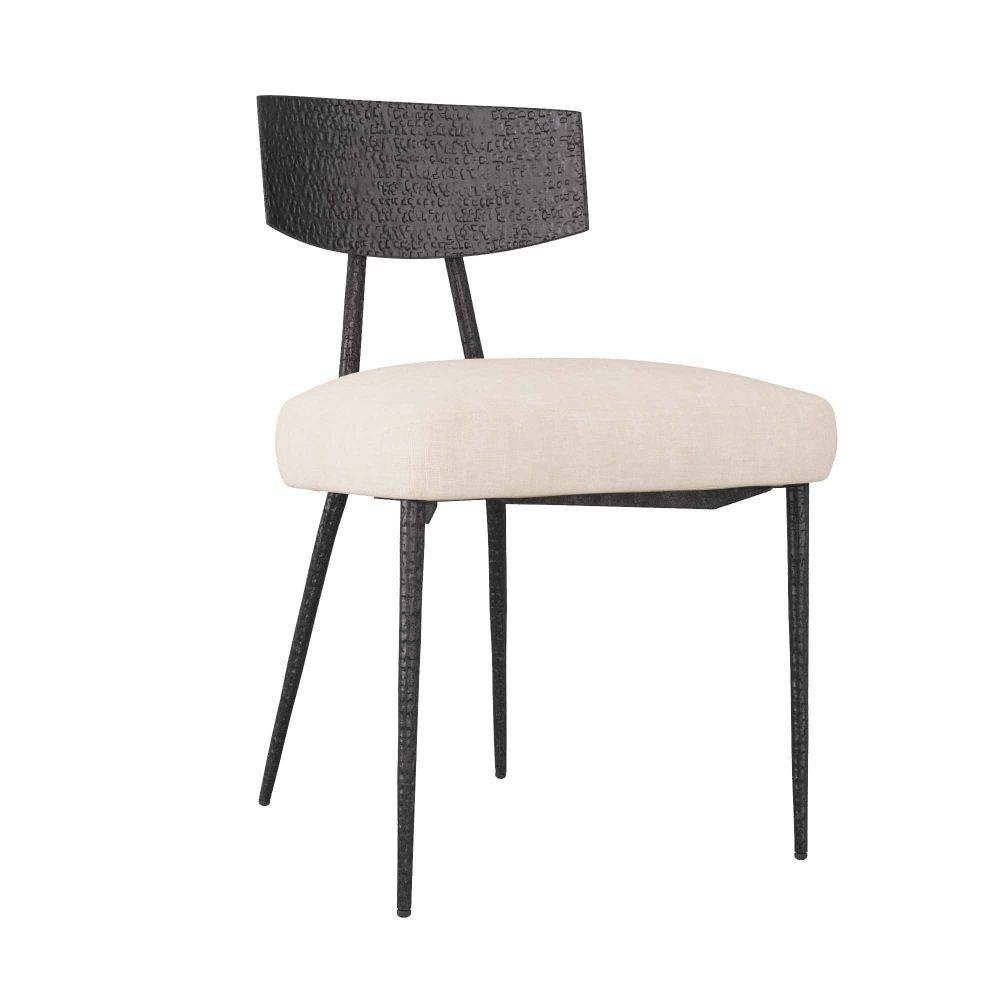 Reynard Dining Chair in Natural Iron/Natural Linen