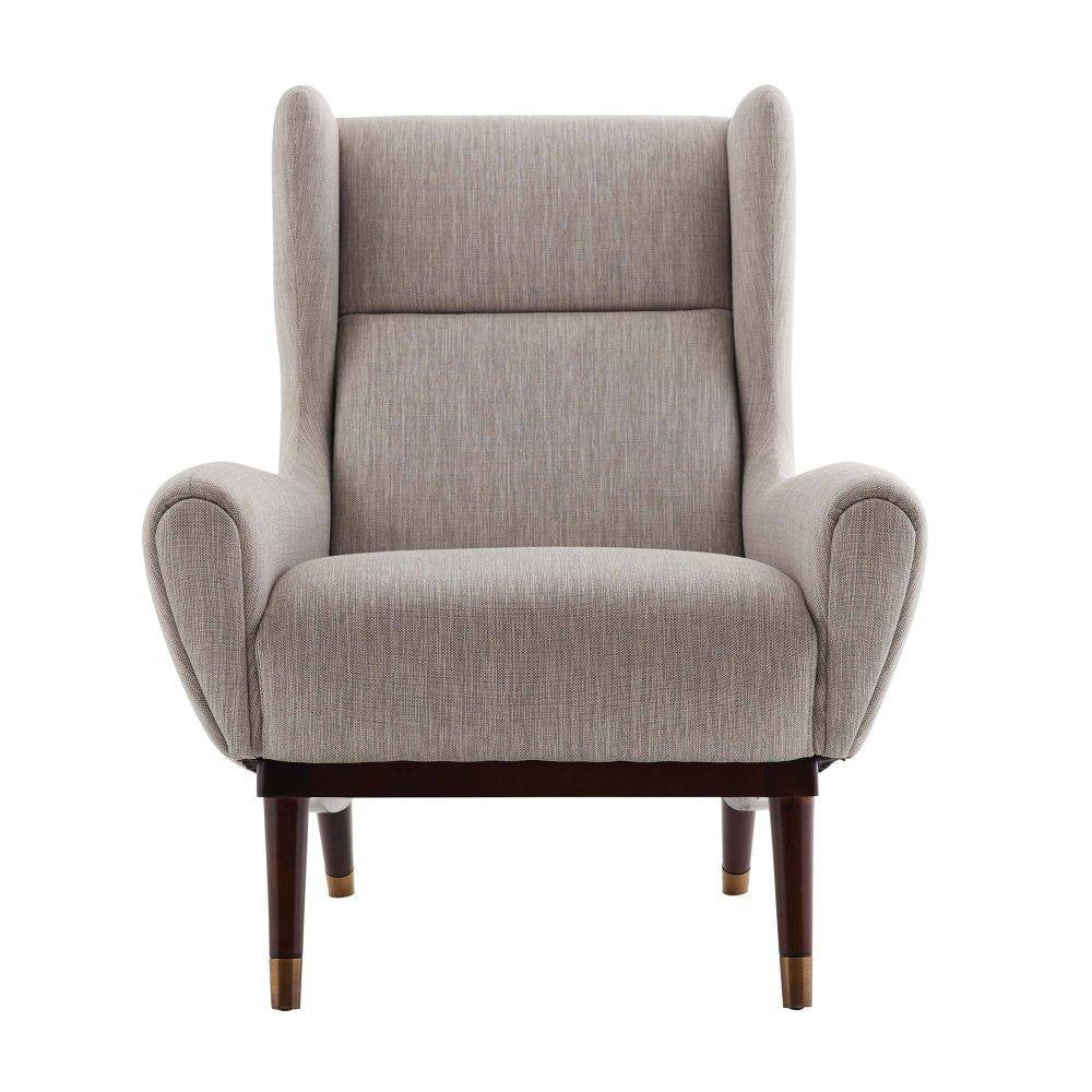 Ophelia Lounge Chair in Fossil Tweed
