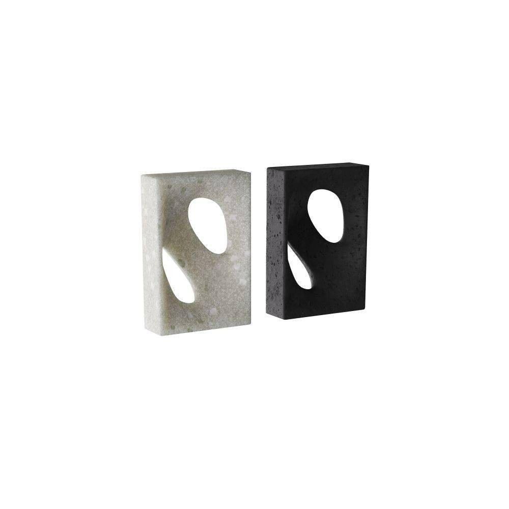 Serre-livres Bondi, lot de 2, couleur anthracite