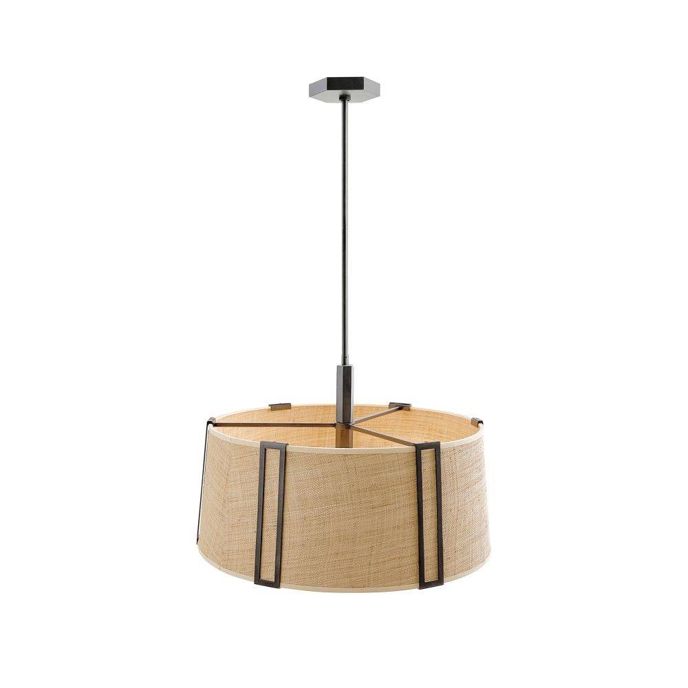 Amida Chandelier in English Bronze