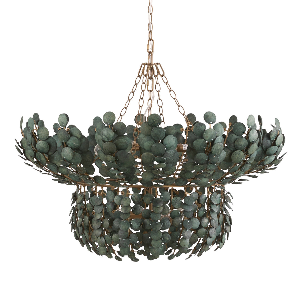 Bilal Chandelier in EucalyptusВ Coconut Shell