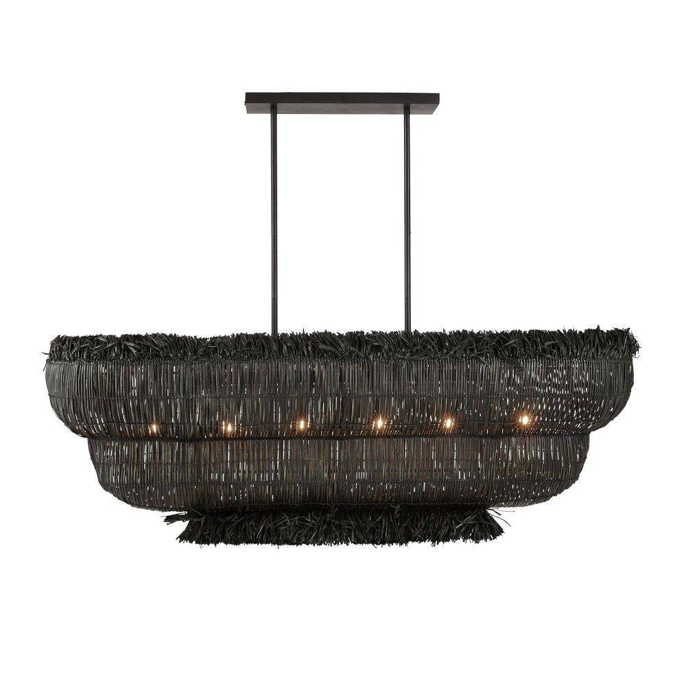 Yessika Chandelier in Dark Gray Stained