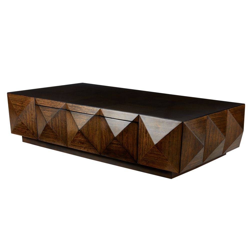 Umbra Cocktail Table in Brindle Eucalyptus Veneer/Ebony Oak