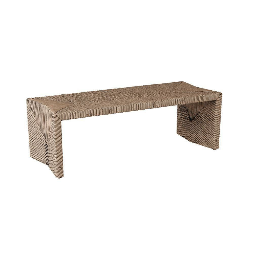 Zuri Bench in Black Wash