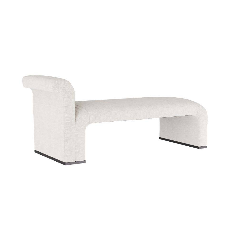 Weaver Chaise in Polar Boucle/Grey Ash