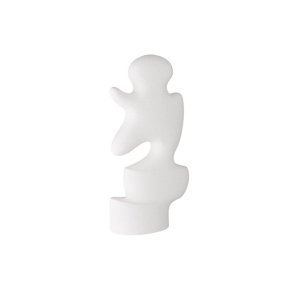 Mello Sculpture in White Plaster, Resin