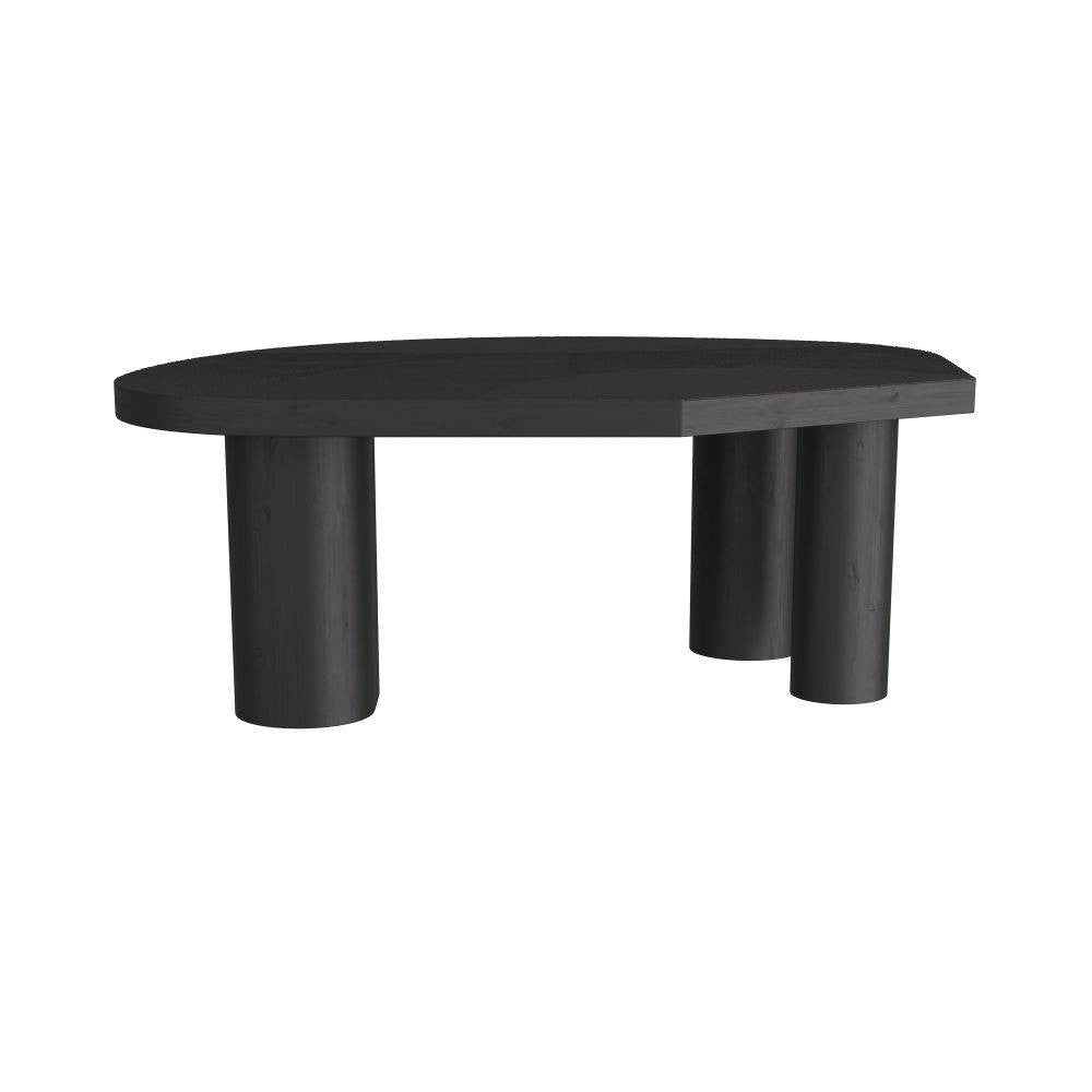 Tribal Coffee Table in Ebony, Mango Wood