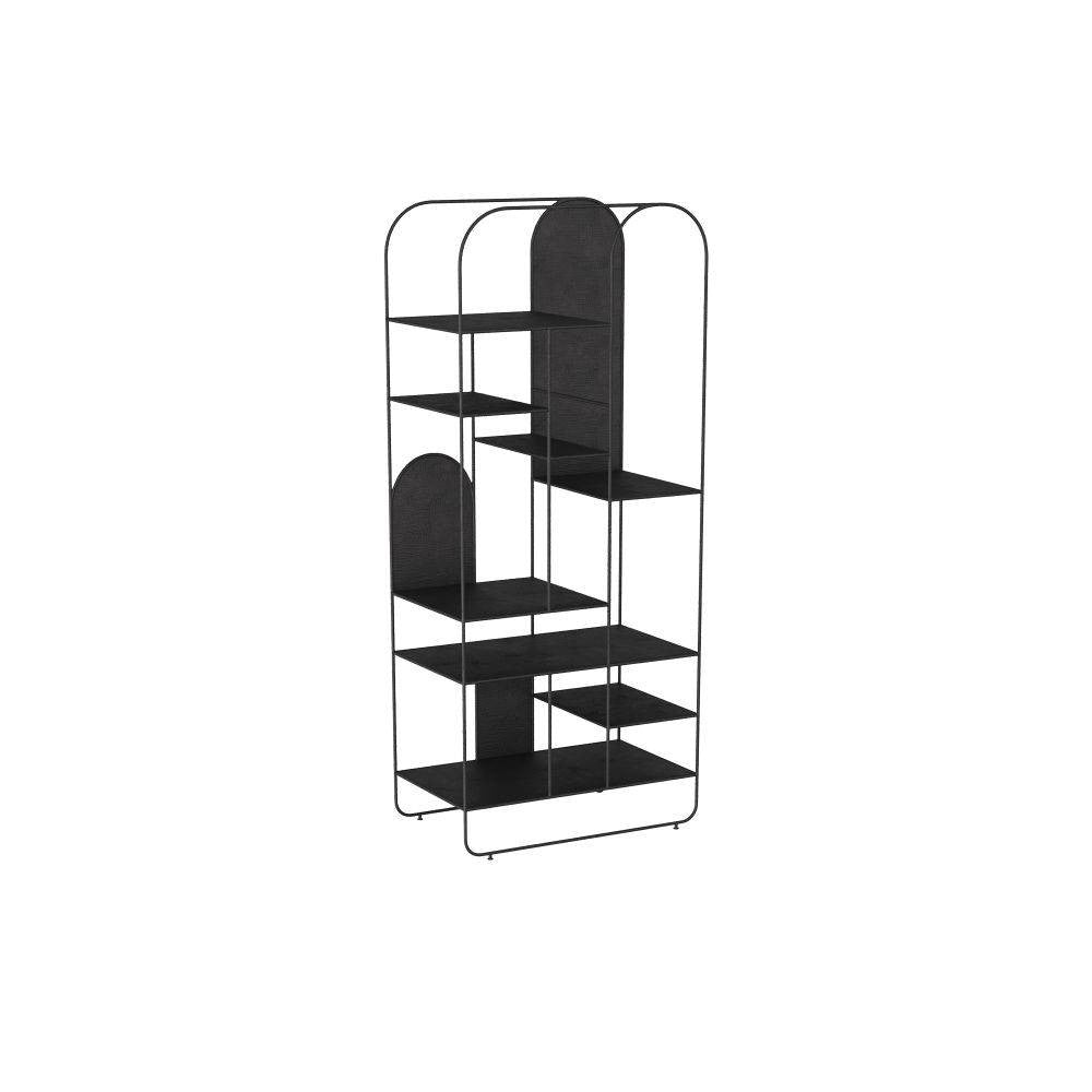 Meson Etagere in Hammered Natural iron, Iron