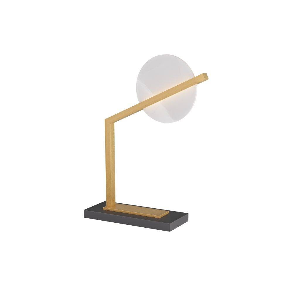 Lampe de bureau Zahar en bronze et fer