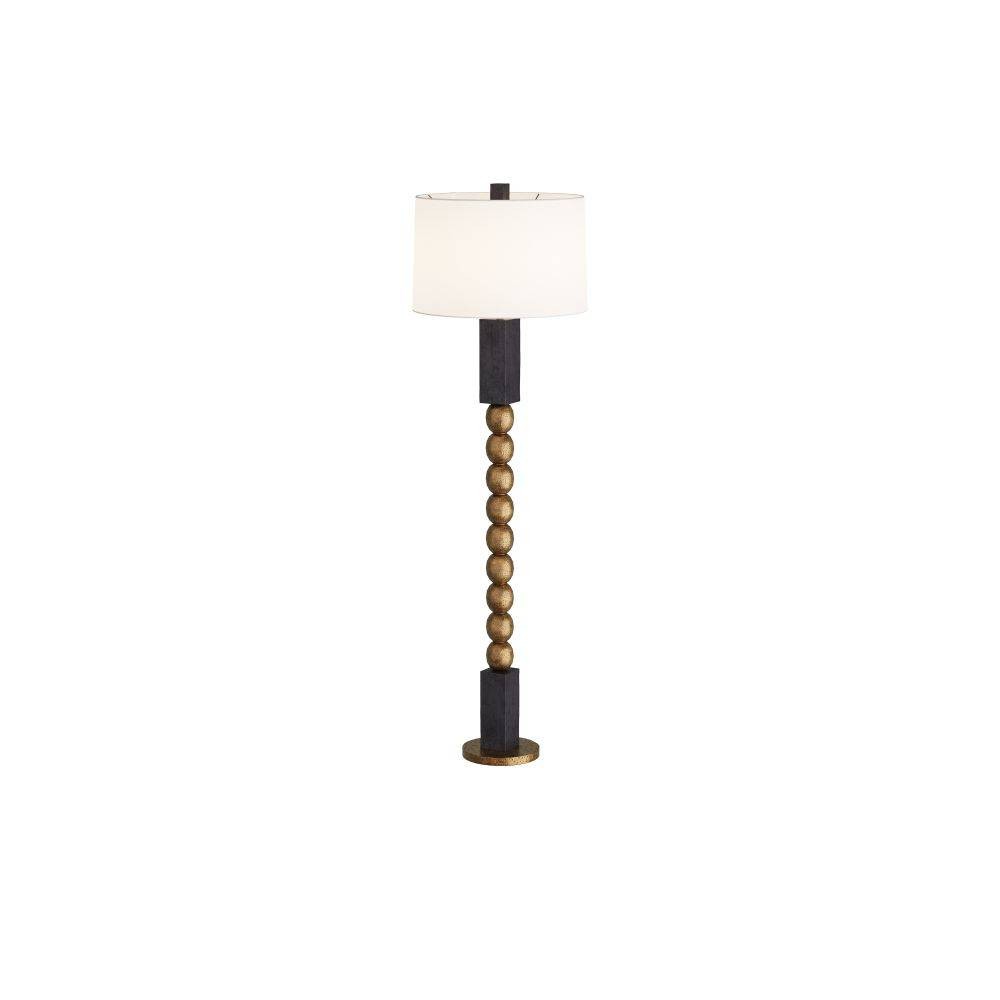 Lampadaire Yonah en laiton antique