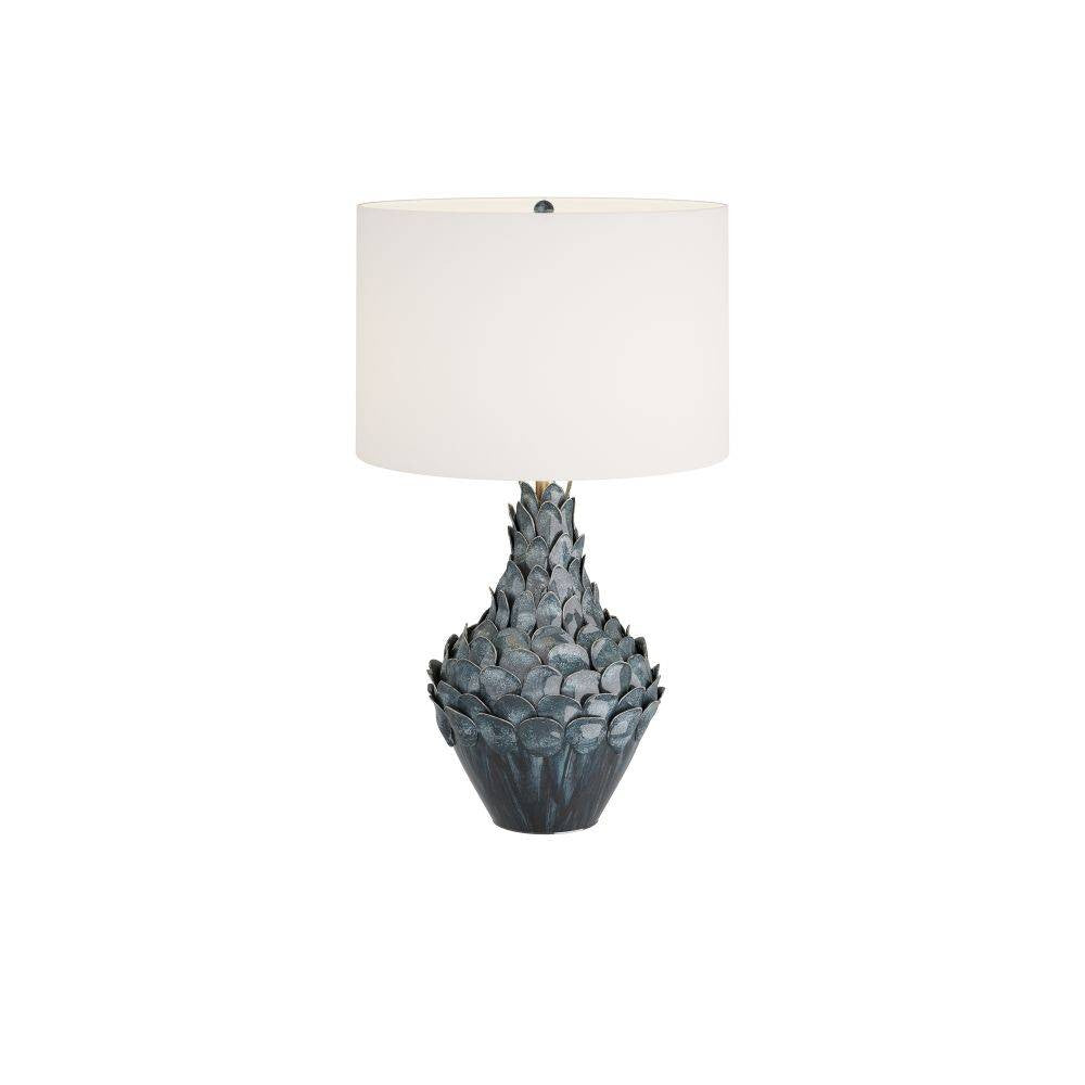 Aegon Table Lamp in Ocean Reactive, Ceramic