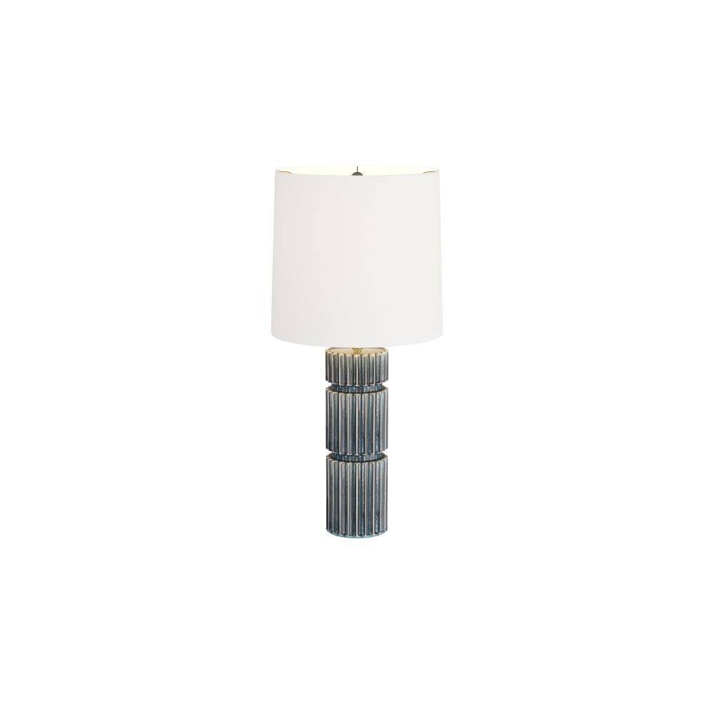 Annika Table Lamp in Ocean Reactive, Ceramic