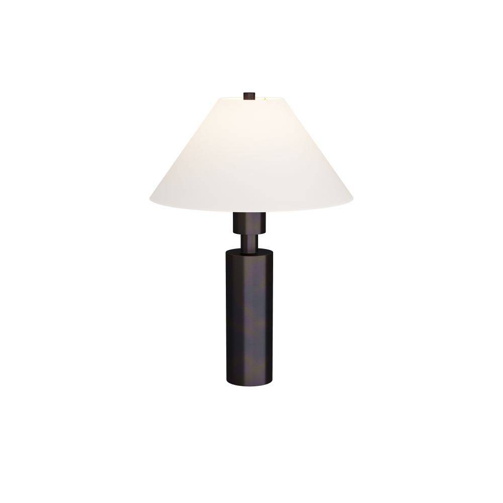 Lampe de table Blazi en acier laminé à chaud, fer