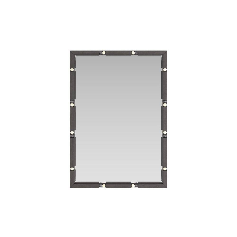 Brinkley Mirror in Ebony, Mango Wood