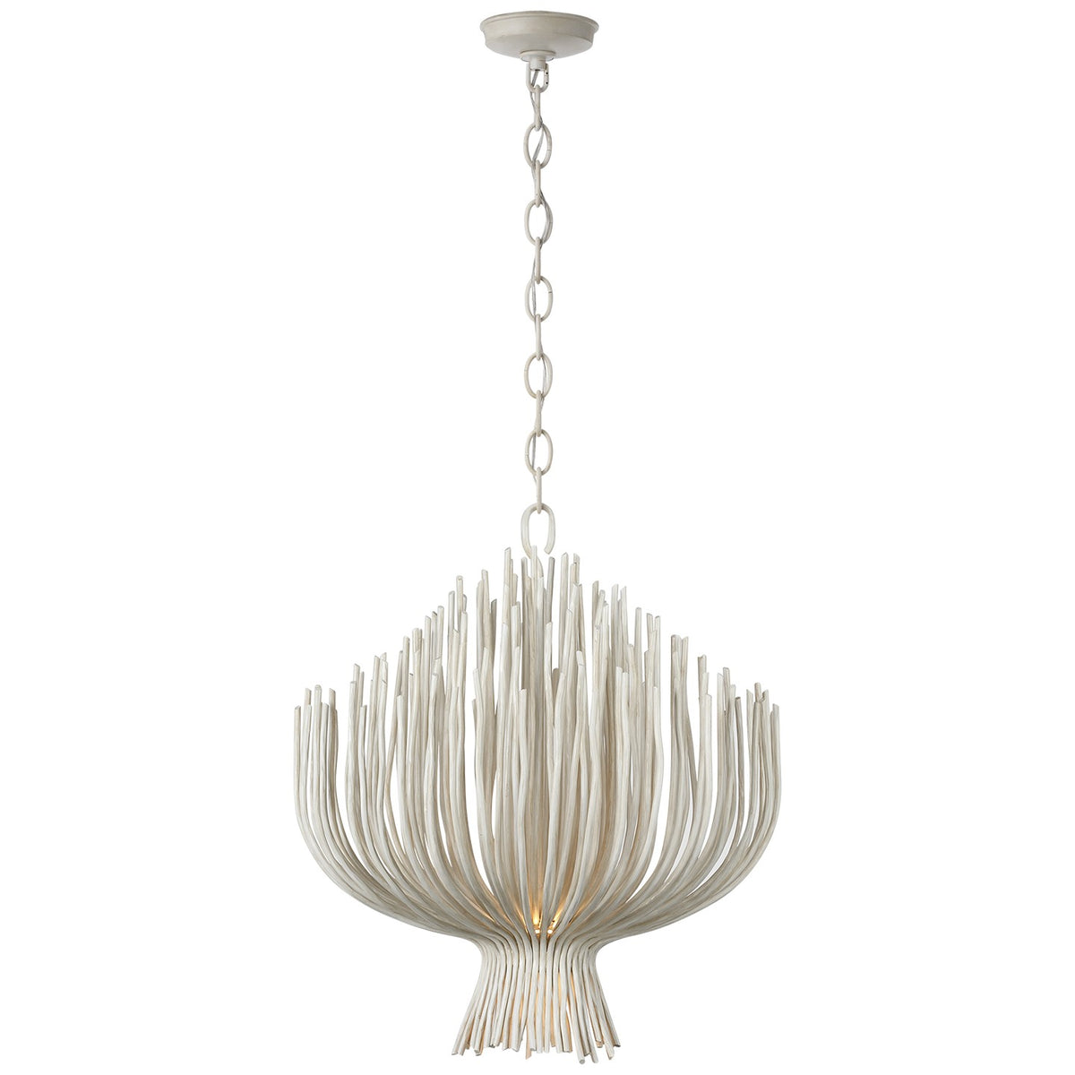 Astra LED Chandelier in Waxed Plaster