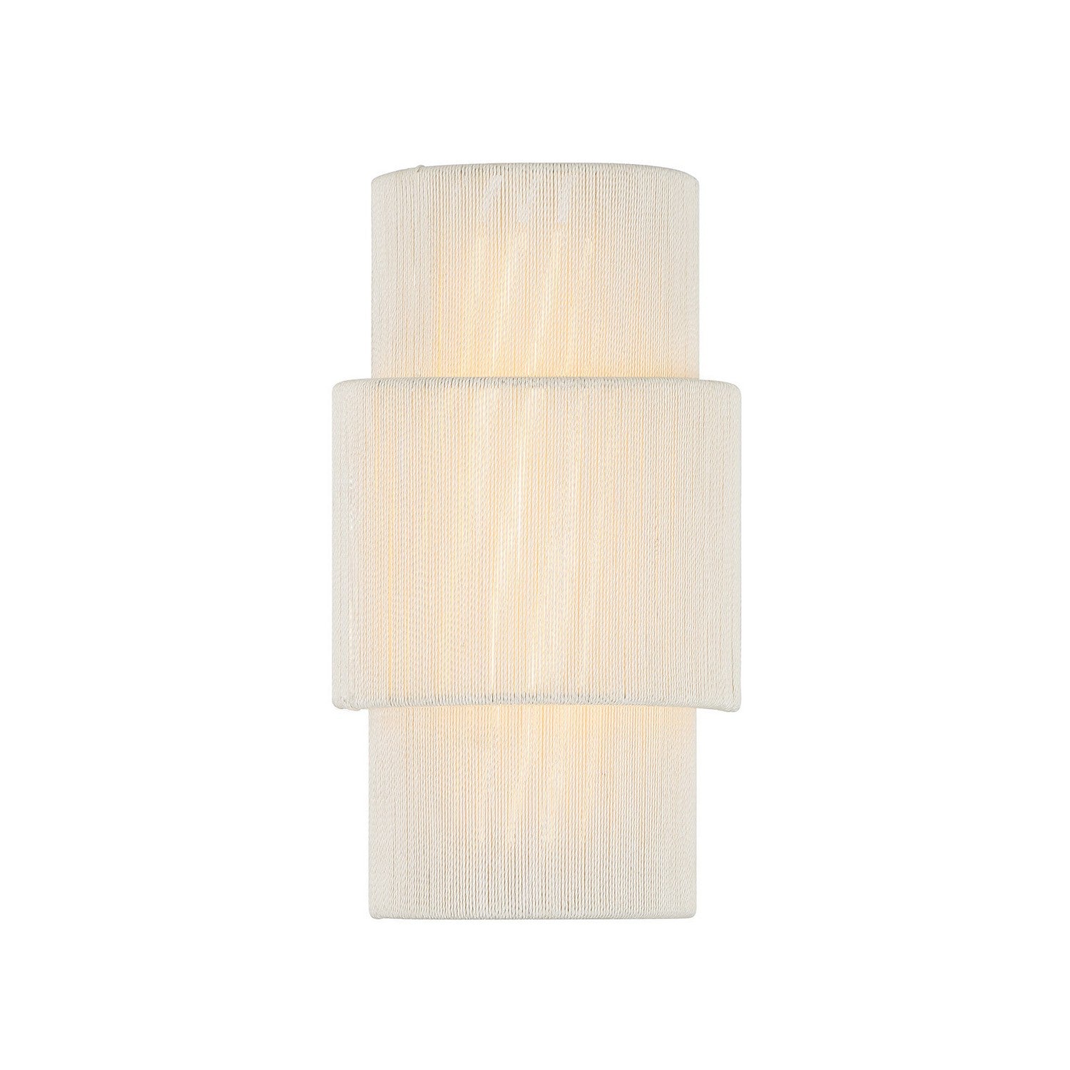 Applique murale Balthazar LED en abaca naturel