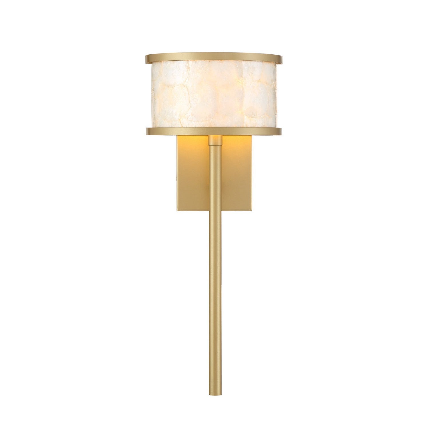 Mariquita One Light Wall Sconce in Spun Gold
