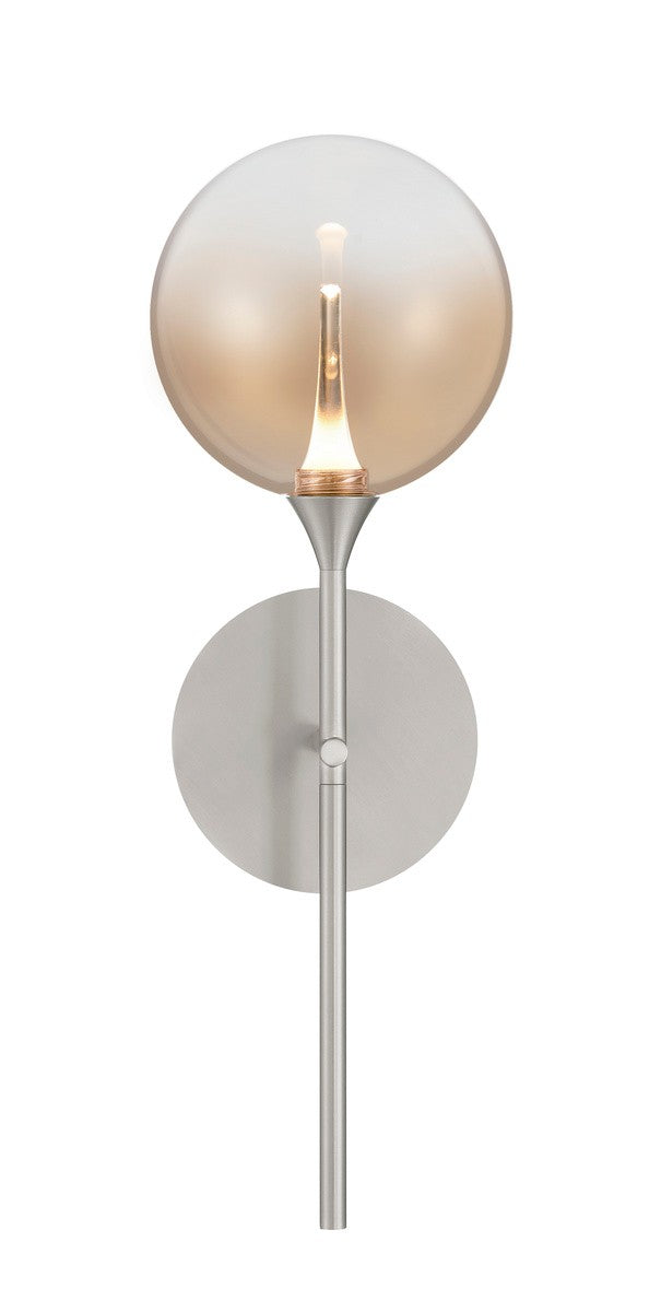 Iissa LED Wall Sconce in Satin Nickel