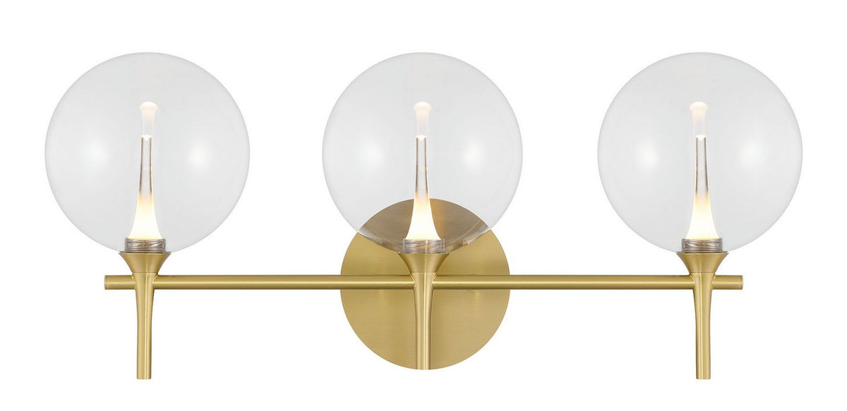Iissa LED Vanity in Gold