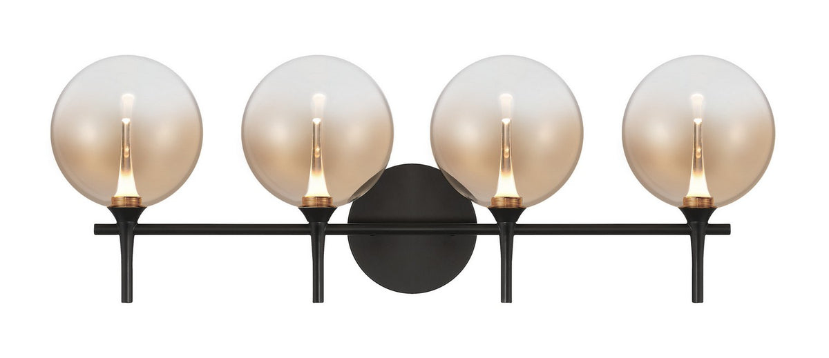 Iissa LED Vanity in Matte Black