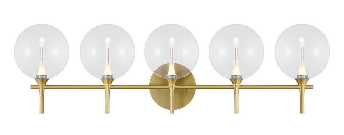 Iissa LED Vanity in Gold
