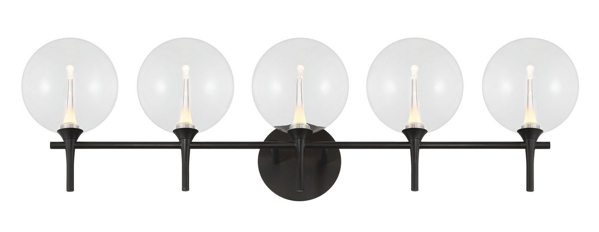 Iissa LED Vanity in Matte Black