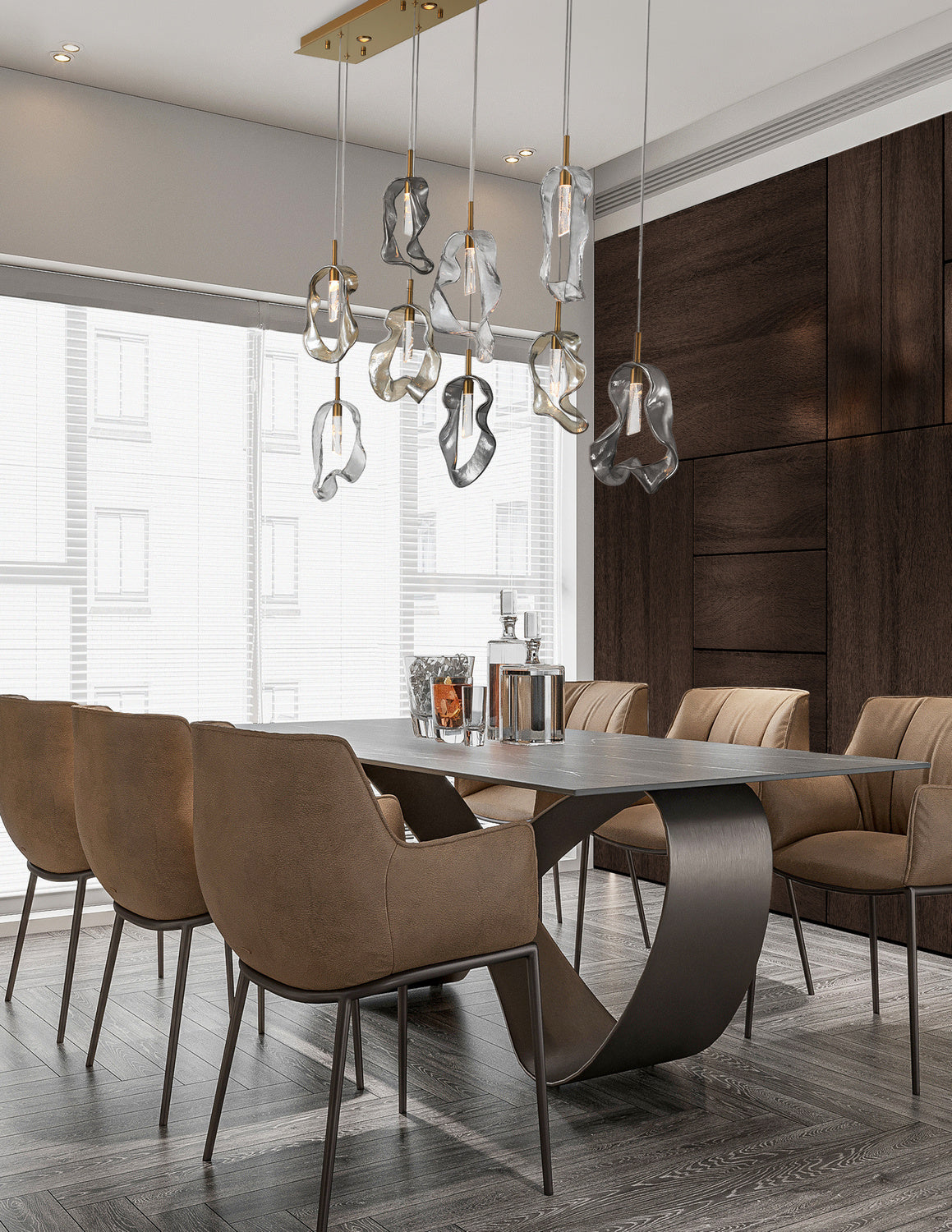 Norah LED Linear Chandelier