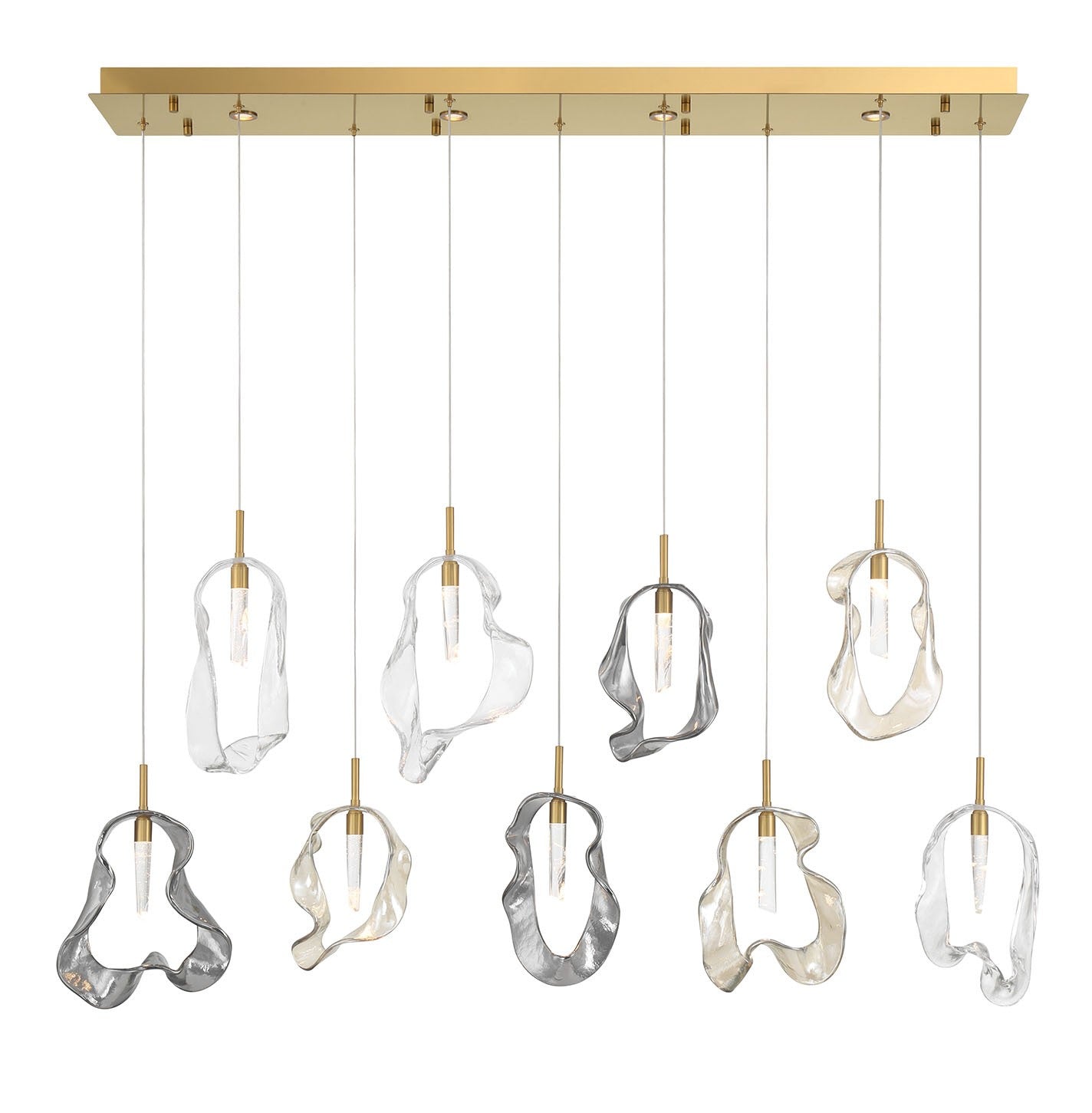 NORAH -CHD-9LT-51IN-GD-MX in Gold