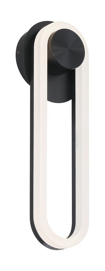 Swing LED Wall Sconce in Matte Black
