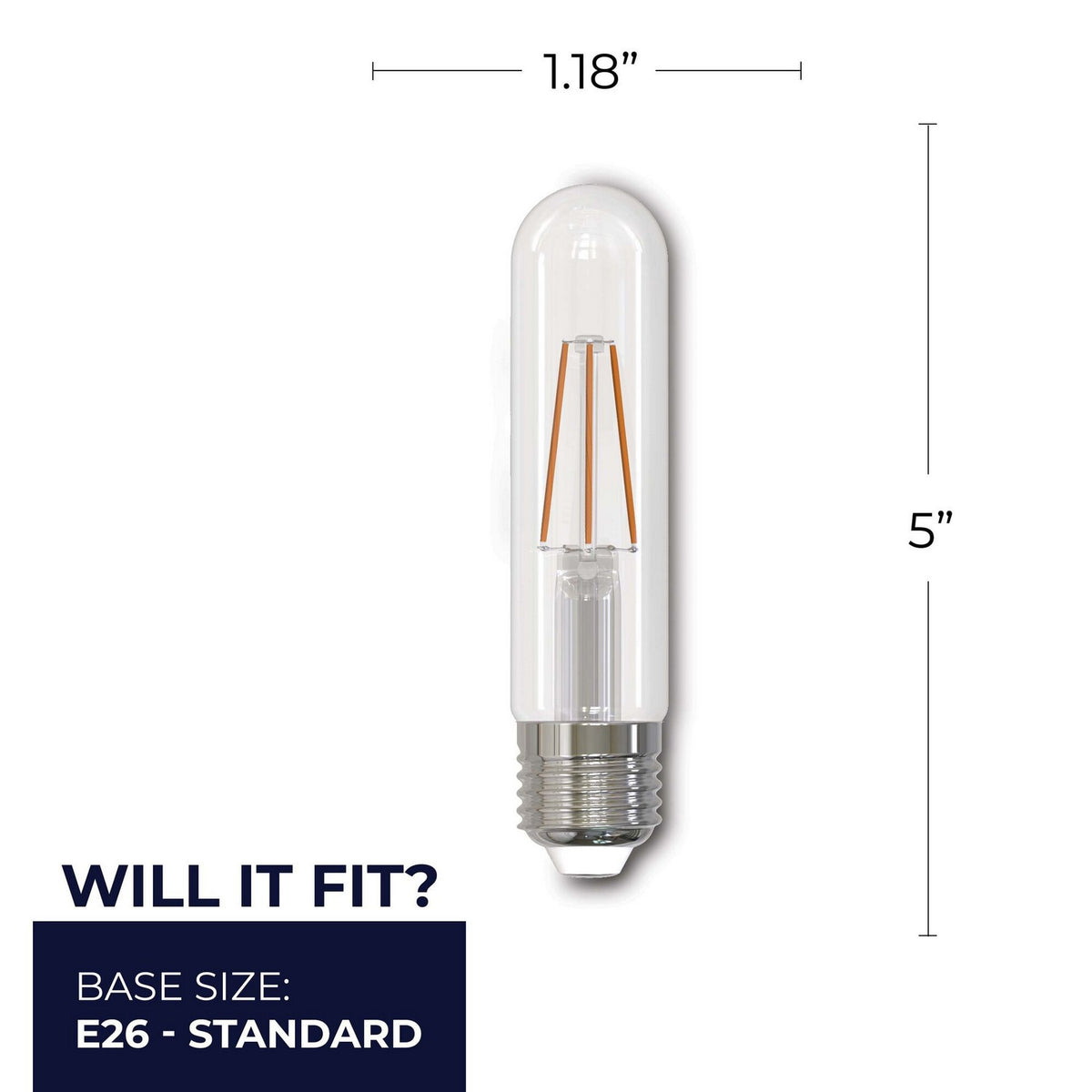 Basics Light Bulb in Clear