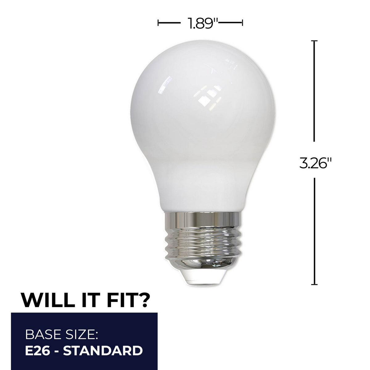 Basics Light Bulb in Milky