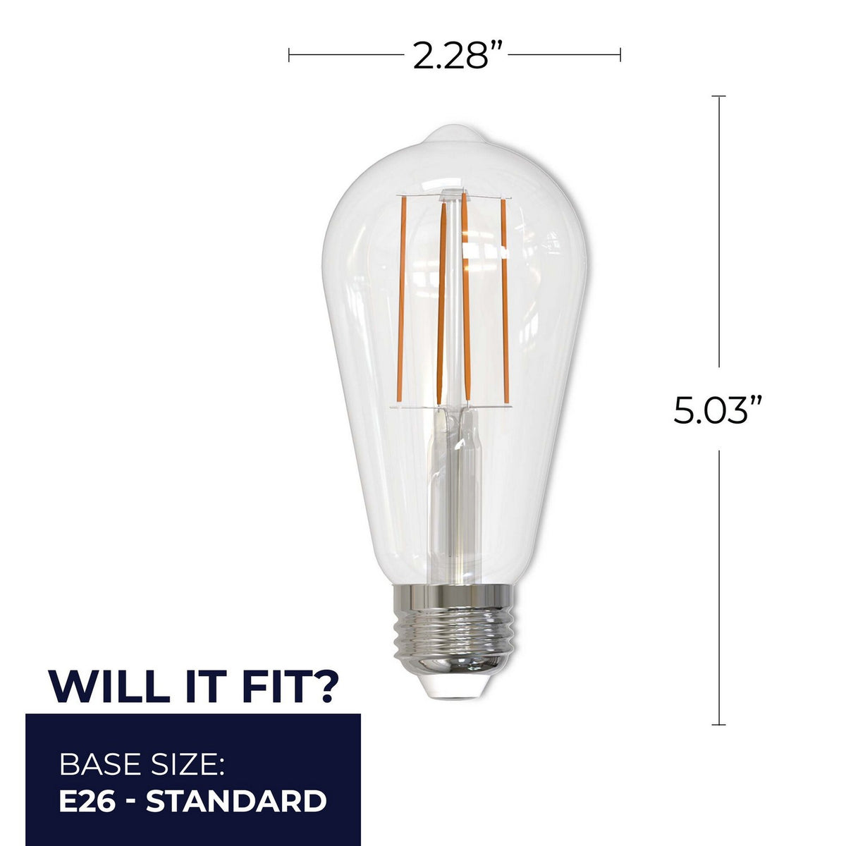 5 Light Bulb in Clear