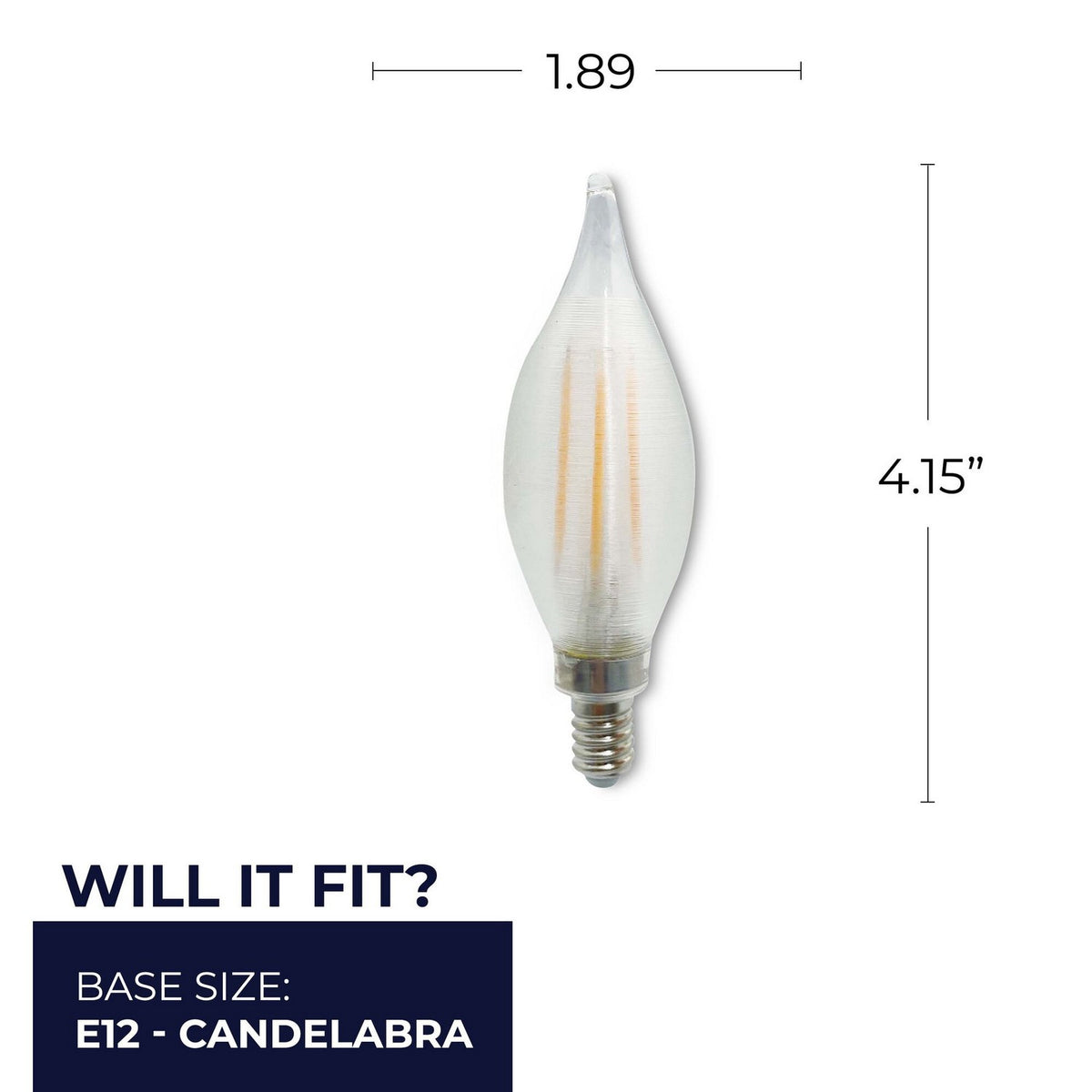 Spunlite Light Bulb in Satin
