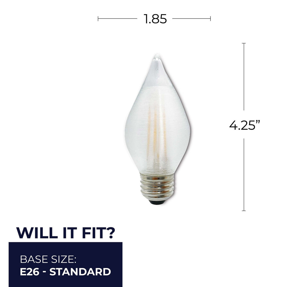 Spun Light Light Bulb in Satin