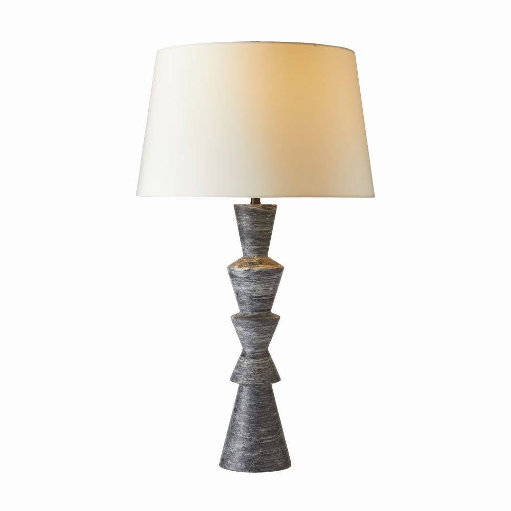 Chloe One Light Table Lamp in Galaxy/Bronze/Off-White/Off-White