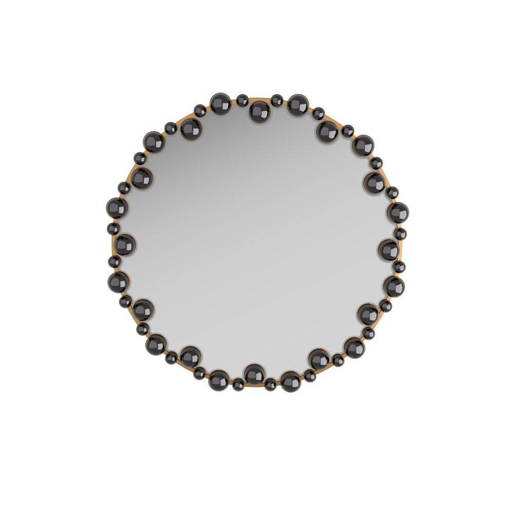 Zaldana Mirror in Black