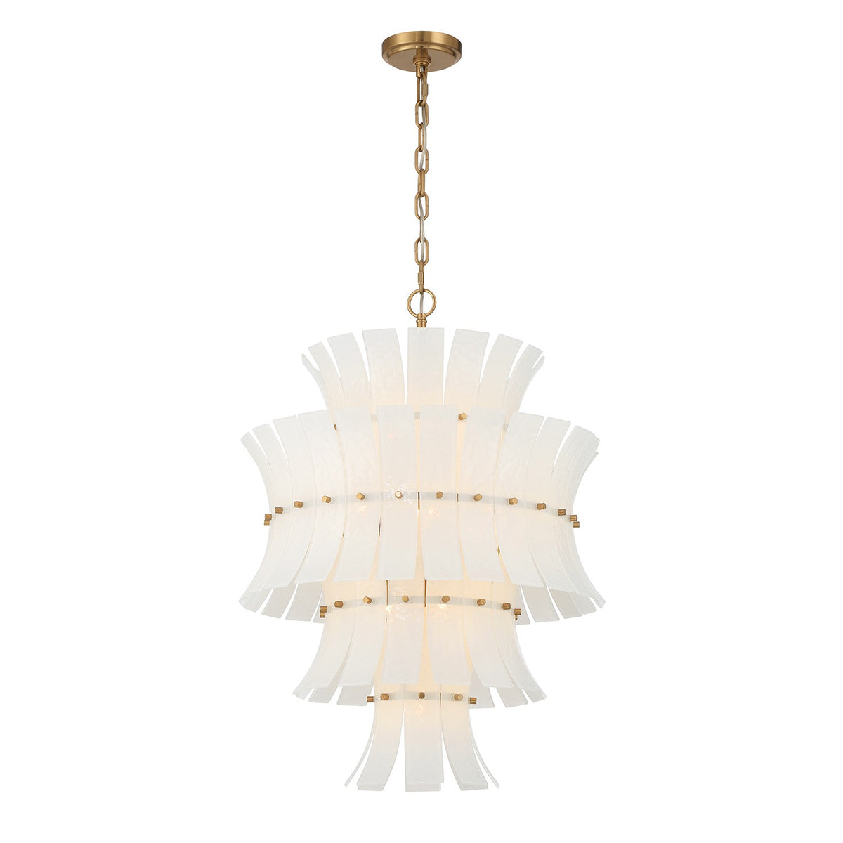 Abigail 13 Light Chandelier in Aged Brass