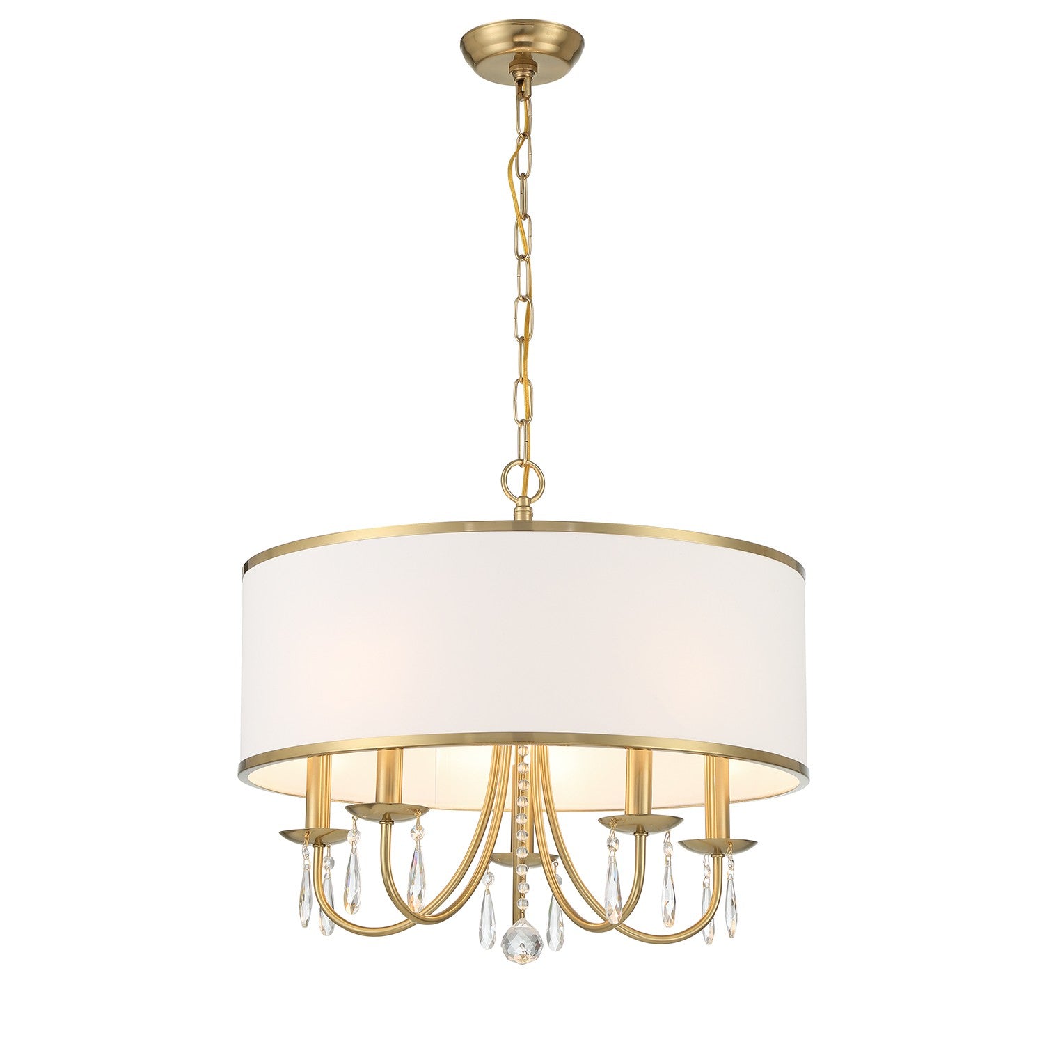 Adalynn Five Light Chandelier in Vibrant Gold