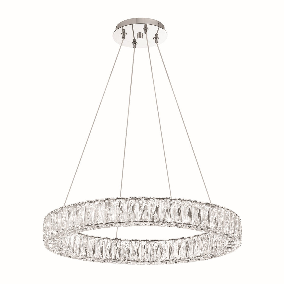 Kinsley LED Pendant in Polished Chrome